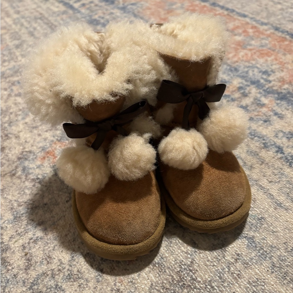 UGG Tan and Cream Boots